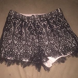 Lace shorts